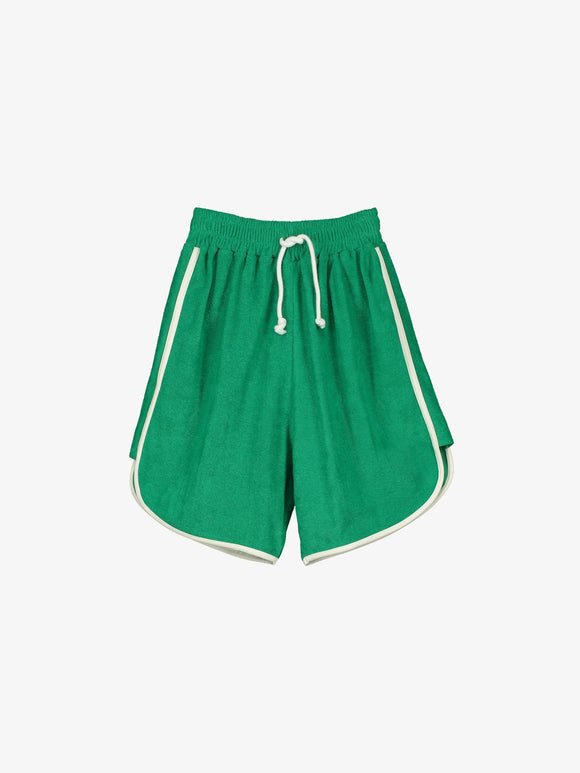 TOWEL SURFER SHORTS  GREEN