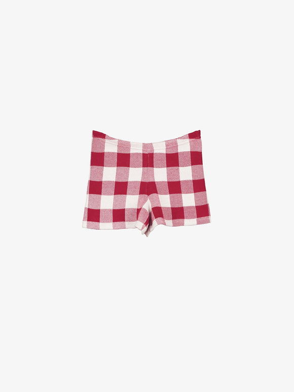 CULLOTE GINGHAM RED+CRU