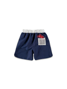 CRAB RETRO SWIM SHORT  NAVY