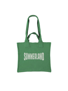 SUMMERLAND TRICOT TOTE BAG GREEN