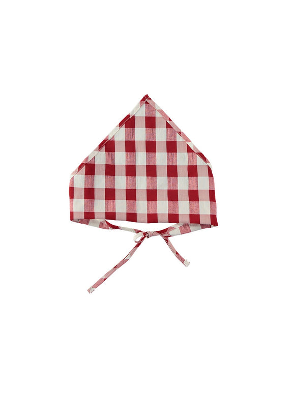 GINGHAM BANDANA RED