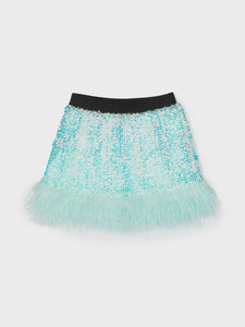 Embellished Skirt  Iridescent