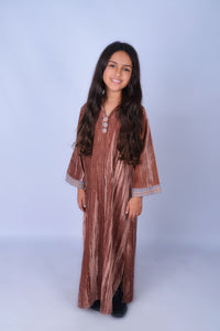 Velvet Kaftan Brown