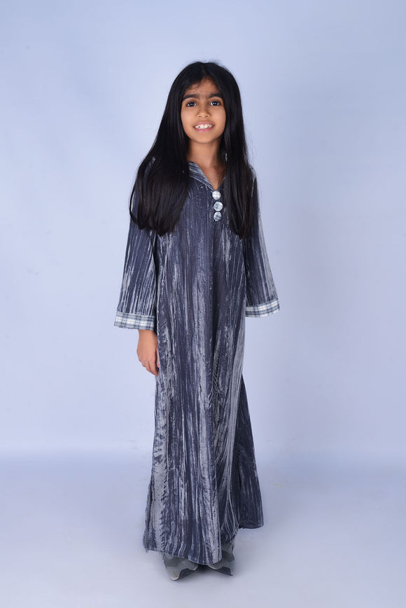 Velvet Kaftan Grey