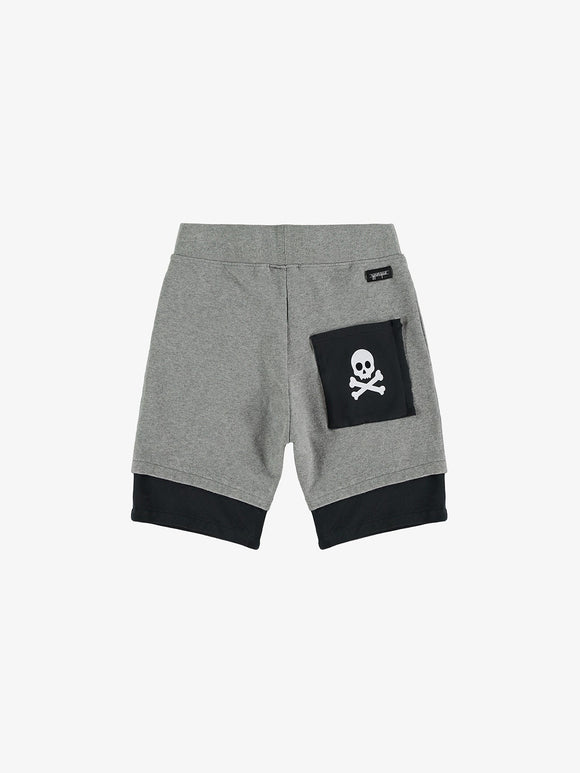 PIRATE LAYERED SHORTS / Melange