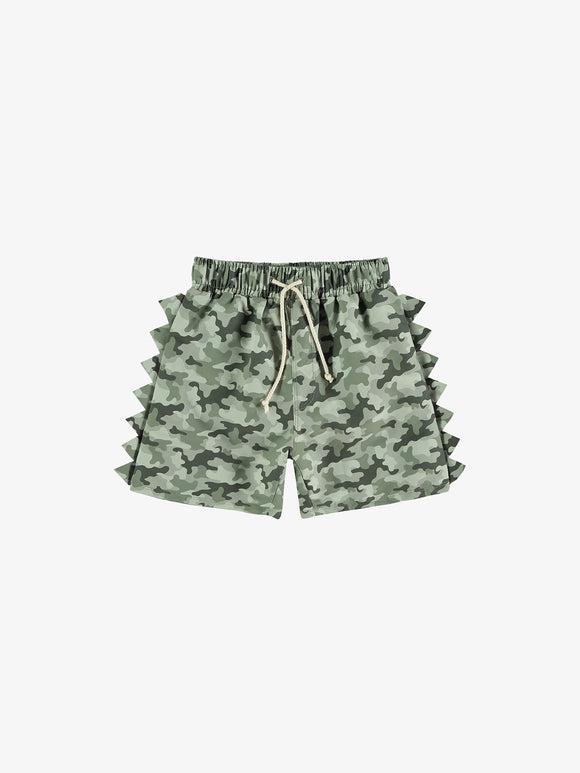 SPINES SWIM SHORTS / Camo all over