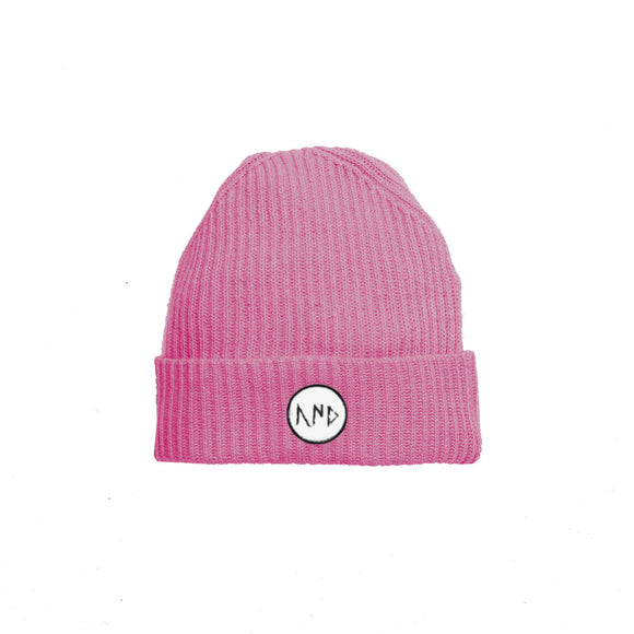 Knitted Beanie / Pink