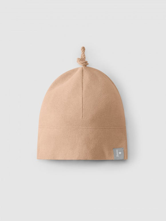 Beanie with knot / Nude