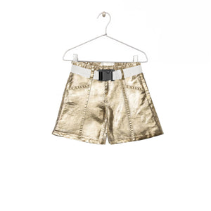 Metallic Shorts / Gold