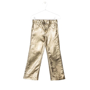 Metallic Trousers / Gold