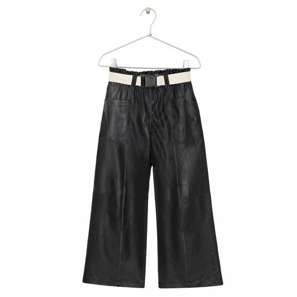 Faux  Leather Trousers / Black