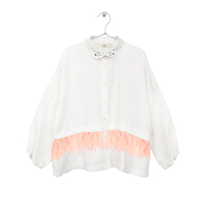 Embellished Shirt / Off-white