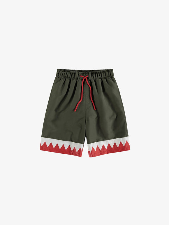 ANIMAL SWIM LAYERED SHORTS / Olive