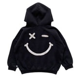 COOL PEOPLE SMILE Hoodie  Black