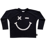 COOL PEOPLE SMILE Longsleeve  Black