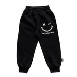 COOL PEOPLE SMILE Sweatpants   Black