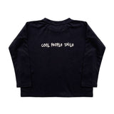 COOL PEOPLE SMILE Longsleeve  Black