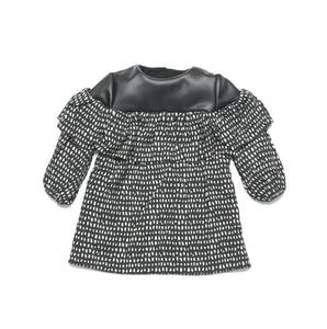 ANDORINE BABY Dot Print Dress / Black