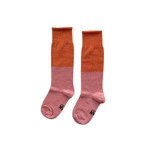 Little Man Happy FLAMINGO Knee Socks - Flamingo Flame