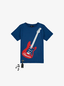 GUITAR SOUND TEE / Navy