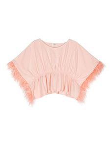 Embellished Kaftan Top Peach