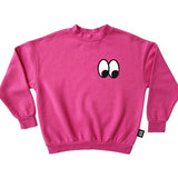 EYEBALL Pink Sweatshirt / Shocking Pink