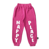 THE HAPPY PLACE Jogging Pants / Shocking Pink