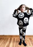 HAPPY Knit Leggings   Black