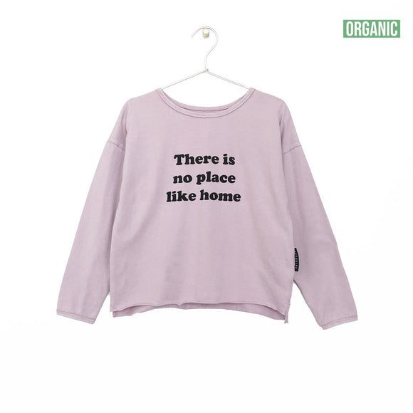 LONG SLEEVED PRINTED T-SHIRT-lavender