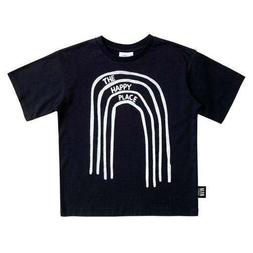 LOST IN HAPPINESS Skate T-shirt - Black