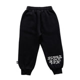 LOVE IS REAL Sweatpants  Black