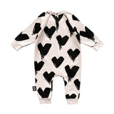 MELTING HEART Baby Jumpsuit  Fog