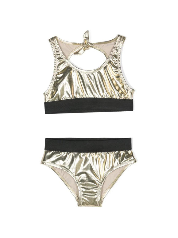 Metallic Bikini Set  Gold