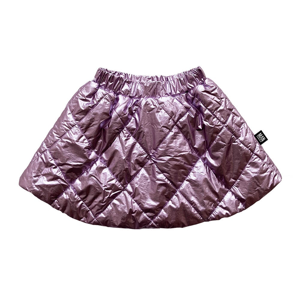 Metallic quilted clearance skirt