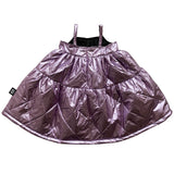 METALLIC Quilted Dress  Lavander