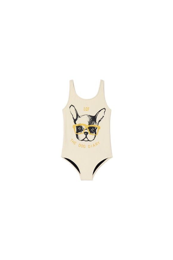 Ohana Dog Bathing Suit   Cream