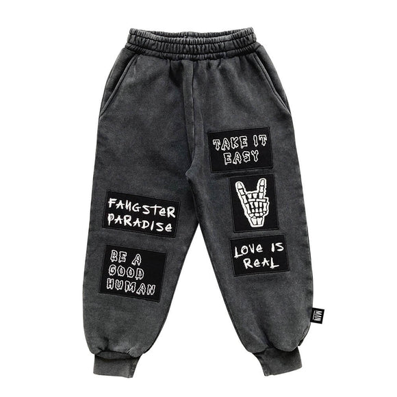 PATCHED Sweatpants   Vintage Grey