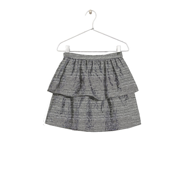 Metallic Jacquard Skirt / Metallic