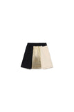 Shave Ice Mini Skirt  cream gold black