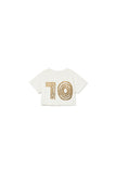 Soft 10 Crop T-shirt  White