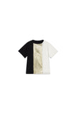 Soft Shave Ice T-shirt  Cream Gold Black