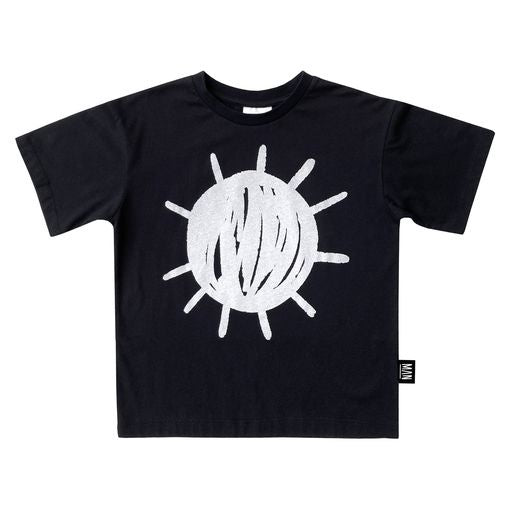 SUN IS OUT Skate T-shirt / Black