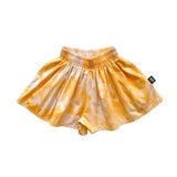 SUNSET GOLD TIE DYE Wide Leg Shorts