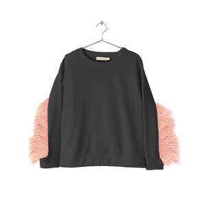 Embellished Sweatshirt / Black