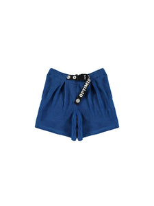 TOWEL WIDE SHORTS / electric -blue