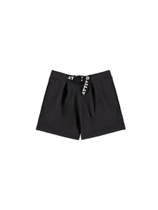 WIDE SHORTS / asphalt-plush