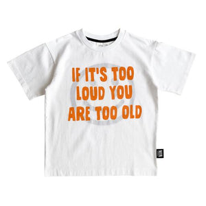 YOU ARE TO OLD Skate T-shirt / White